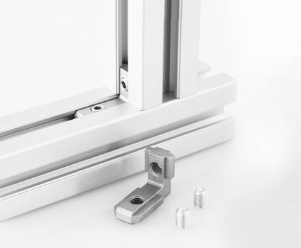 Coins d'articulation en aluminium